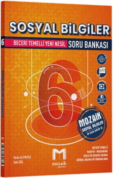  Mozaik Yayınları 6. Sınıf Sosyal Bilgiler Soru Bankası