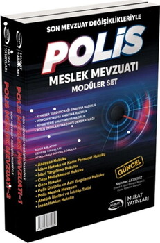 Murat Yayınları Polis Meslek Hukuku Ve Mevzuatı Modüler Set