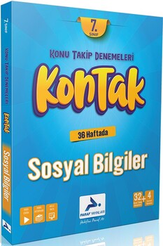  Paraf Yayınları 7. Sınıf Kontak Sosyal Bilgiler Denemeleri