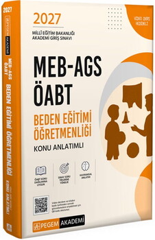  Pegem Yayınları 2027 MEB AGS ÖABT Beden Eğitimi Öğretmenliği Konu Anlatımlı