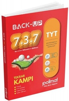  Polimat Yayınları TYT Back Up 7+3+7 Tekrar Kamp Kitabı