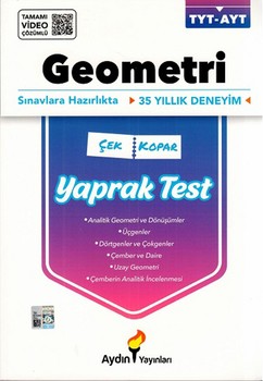  Aydın Yayınları TYT AYT Geometri Çek Kopar Yaprak Test