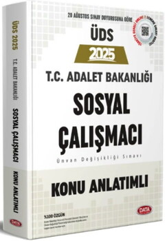  Data Yayınları 2025 ÜDS Adalet Bakanlığı Sosyal Çalışmacı Konu Anlatımlı