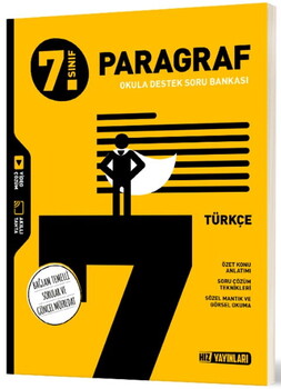 Hız Yayınları 7. Sınıf Paragraf Okula Destek Soru Bankası