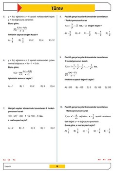  Mat2 Yayınları Türev Calculus Serisi Fasikülü