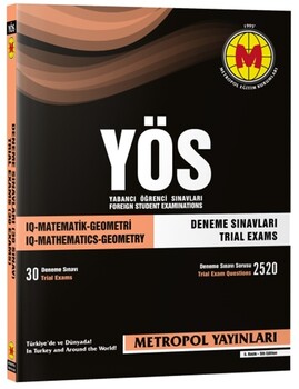  Metropol Yayınları YÖS Matematik Geometri Deneme 30 Sınavları