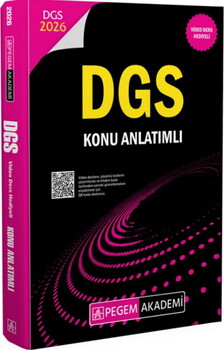 Pegem Yayınları 2026 DGS Konu Anlatımlı