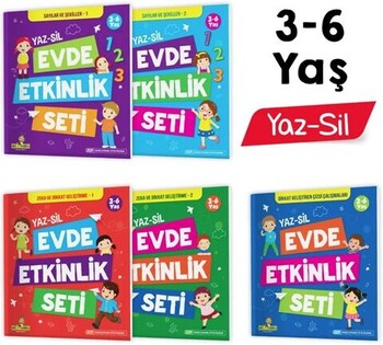  Yükselen Zeka 3 6 Yaş Evde Etkinlik Seti