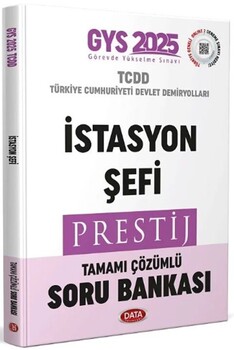  Data Yayınları 2025 GYS TCDD İstasyon Şefi Prestij Soru Bankası