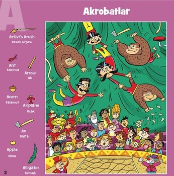  Dikkat Atölyesi Yayınları Hidden Pictures ABC Bulmacalar