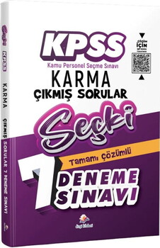 Dizgi Kitap KPSS Seçki Karma Çıkmış Sorular Tamamı PDF Çözümlü 7 Deneme