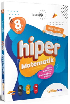  Hiper Zeka Yayınları 8. Sınıf Hiper Matematik Konu Anlatımlı Soru Bankası