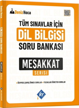 KR Akademi Deniz Hoca Tüm Sınavlar İçin Meşakkat Serisi Dil Bilgisi Soru Bankası