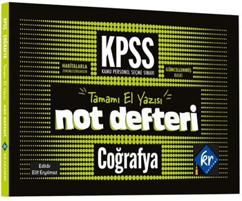  KR Akademi KPSS Coğrafya Konu Anlatımlı Not Defteri