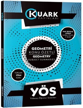  Kuark Yayınları YÖS Geometri Konu Özetli Soru Bankası