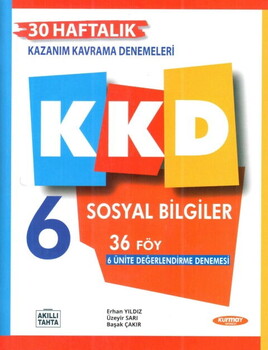  Kurmay ELT 6. Sınıf Sosyal Bilgiler KKD Haftalık Kazanım Kavrama Denemeleri