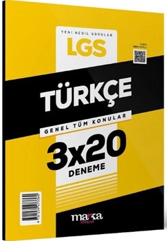  Marka Yayınları 8. Sınıf LGS Türkçe 3x20 Deneme