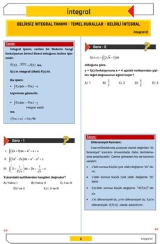  Mat2 Yayınları İntegral Calculus Serisi Fasikülü