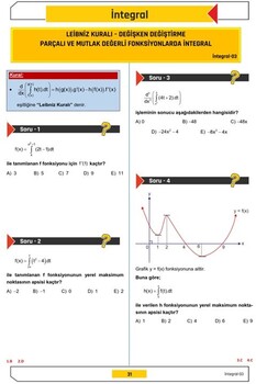  Mat2 Yayınları İntegral Calculus Serisi Fasikülü