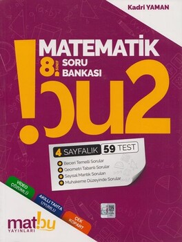  Matbu Yayınları 8. Sınıf Matematik Soru Bankası 2