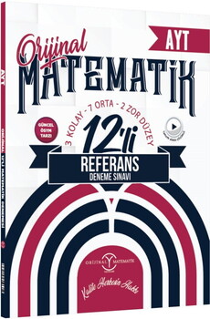  Orijinal Yayınları AYT Matematik Referans 12 li Deneme Sınavı
