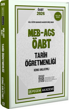 Pegem Yayınları 2026 MEB AGS ÖABT Tarih Öğretmenliği Konu Anlatımlı