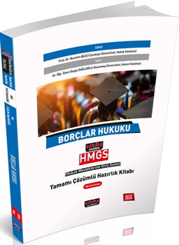  Savaş Yayınları HMGS Borçlar Hukuku Tamamı Çözümlü Hazırlık Kitabı