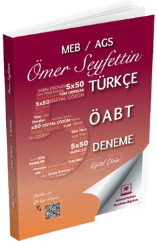 Adem Hakan Uzem 2025 MEB AGS ÖABT Ömer Seyfettin Türkçe Öğretmenliği 5 Deneme
