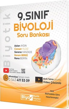  Biyotik Yayınları 9. Sınıf Biyoloji Soru Bankası