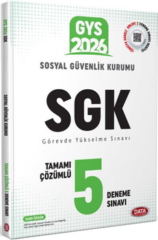  Data Yayınları 2026 GYS Sosyal Güvenlik Kurumu SGK Tamamı Çözümlü 5 Deneme