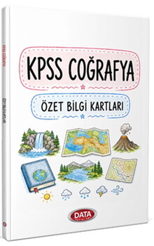Data Yayınları KPSS Coğrafya Özet Bilgi Kartları
