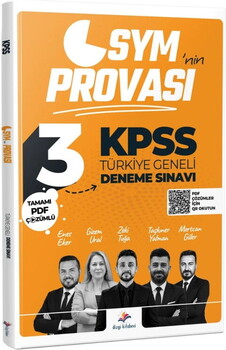 Dizgi Kitap KPSS ÖSYM nin Provası Türkiye Geneli Tamamı PDF Çözümlü 3 Deneme