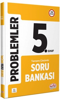  Editör Yayınları 5. Sınıf Problemler Soru Bankası
