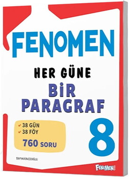  Fenomen Okul Yayınları 8. Sınıf Her Güne Bir Paragraf