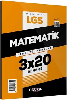  Marka Yayınları 8. Sınıf LGS Matematik 3x20 Deneme