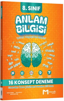  Mozaik Yayınları 8. Sınıf Anlam Bilgisi 16 lı Konsept Deneme