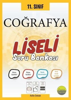 Pano Yayınları 11. Sınıf Coğrafya Liseli Soru Bankası
