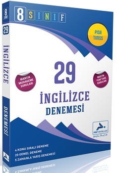  Paraf Yayınları 8. Sınıf LGS İngilizce 29 Deneme