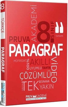  Pruva Akademi 8. Sınıf Paragraf Soru Bankası