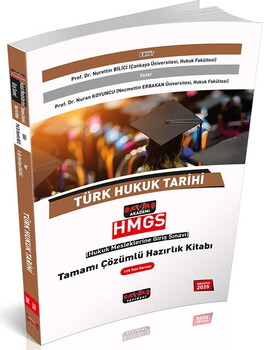  Savaş Yayınları HMGS Türk Hukuk Tarihi Tamamı Çözümlü Hazırlık Kitabı