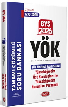  Data Yayınları 2026 GYS YÖK Yükseköğretim Kurumları Personeli Soru Bankası