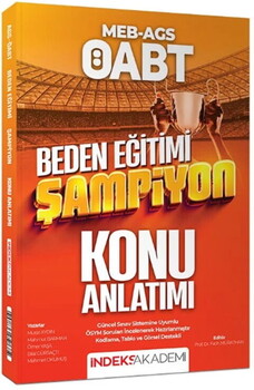 İndeks Akademi 2026 ÖABT MEB AGS Beden Eğitimi Şampiyon Konu Anlatımı