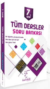 Karekök Yayınları 7. Sınıf Tüm Dersler Soru Bankası