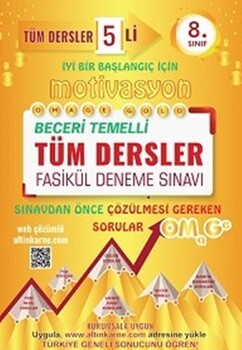  Omage Yayınları 8. Sınıf Tüm Dersler Motivasyon 5 li Fasikül Deneme Sınavı