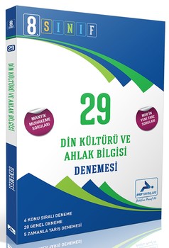  Paraf Yayınları 8. Sınıf LGS Din Kültürü ve Ahlak Bilgisi 29 Deneme