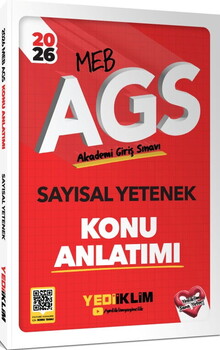  Yediiklim  2026 MEB AGS Sayısal Yetenek Konu Anlatımı