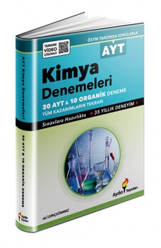  Aydın Yayınları AYT Kimya 30 Video Çözümlü Deneme