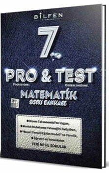 Bilfen Yayıncılık 7. Sınıf Matematik ProTest Soru Bankası