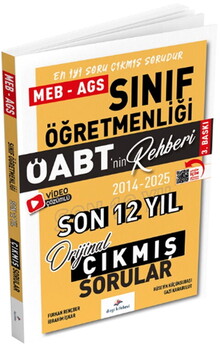 Dizgi Kitap 2026 ÖABT MEB AGS nin Rehberi Sınıf Öğretmenliği Çıkmış Sorular Son 12 Yıl