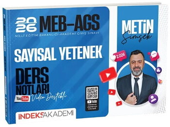  İndeks Akademi 2026 MEB AGS Sayısal Yetenek Video Ders Notları
